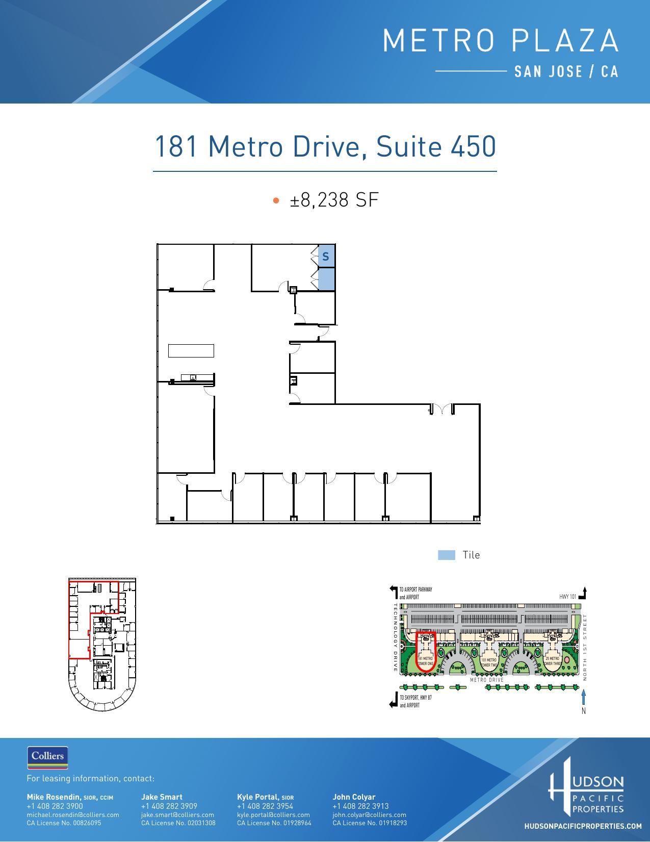 25 Metro Dr, San Jose, CA for lease Floor Plan- Image 1 of 1