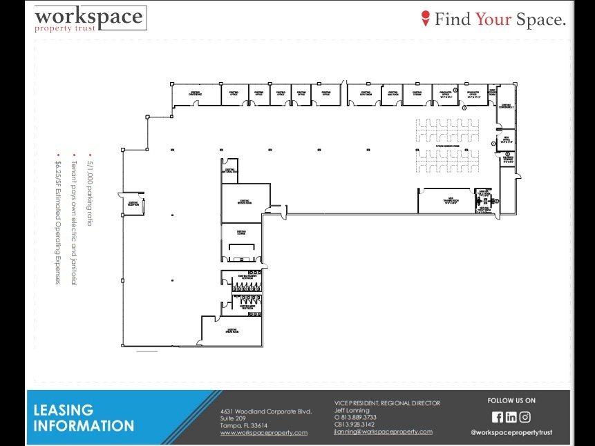 4502 Woodland Corporate Blvd, Tampa, FL for lease Floor Plan- Image 1 of 1