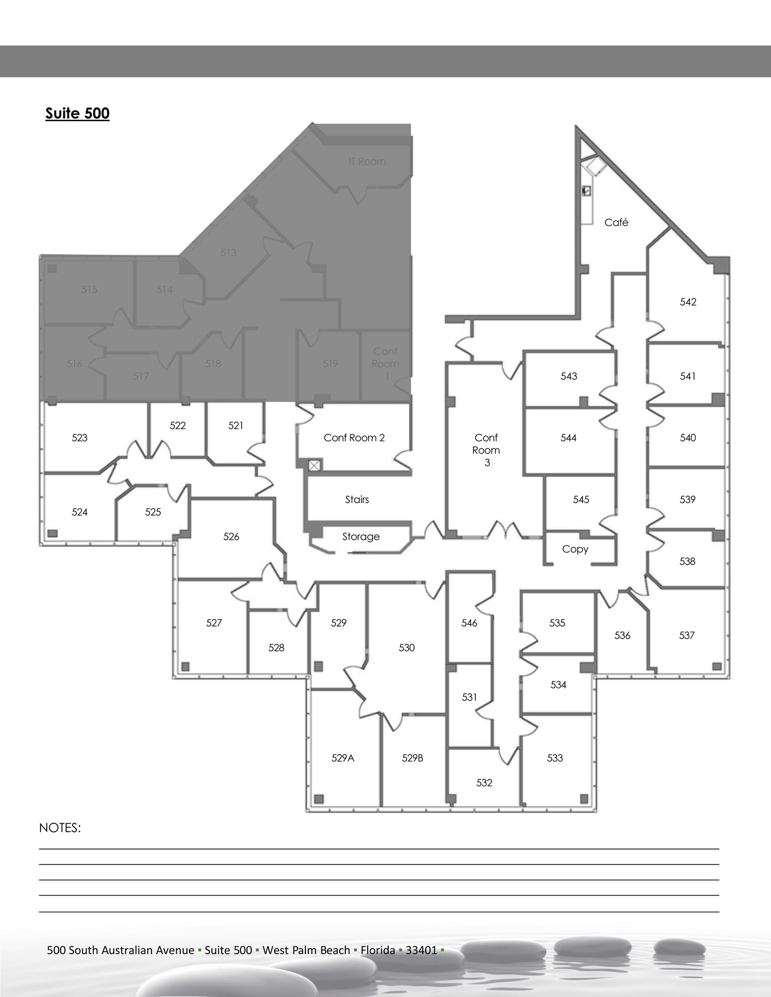 500 S Australian Ave, West Palm Beach, FL for lease Site Plan- Image 1 of 1