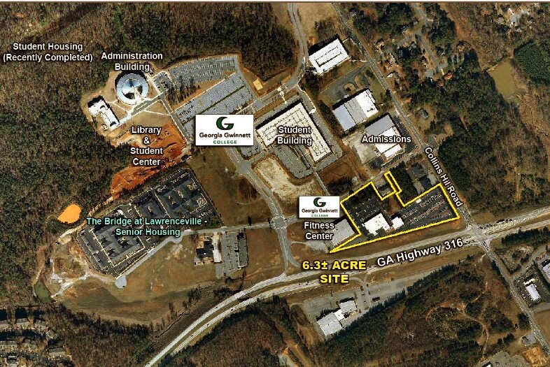 850 NE Collins Hill Rd, Lawrenceville, GA à vendre Photo du bâtiment- Image 1 de 2