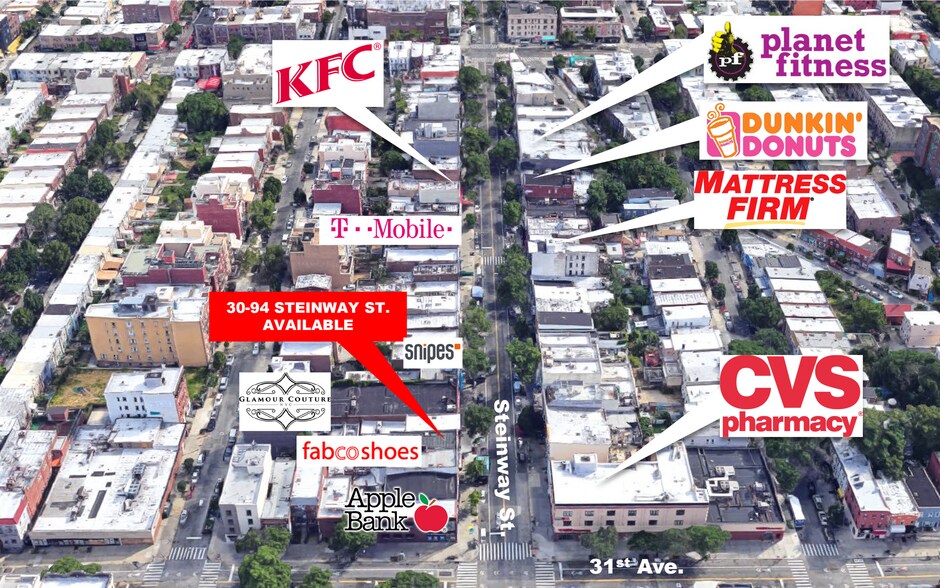 30-94 Steinway St, Astoria, NY à louer - Photo du bâtiment - Image 2 de 3