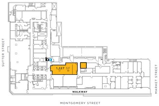 44 Montgomery St, San Francisco, CA à louer Plan d’étage- Image 1 de 1