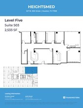 427 W 20th St, Houston, TX for lease Site Plan- Image 1 of 2