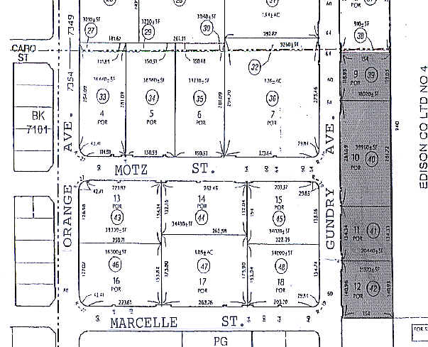 16220-16228 Gundry Ave, Paramount, CA à louer - Plan cadastral - Image 3 de 26