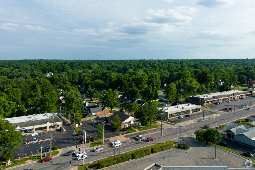 9804 Manchester Rd, Rock Hill, MO for lease - Aerial - Image 2 of 4
