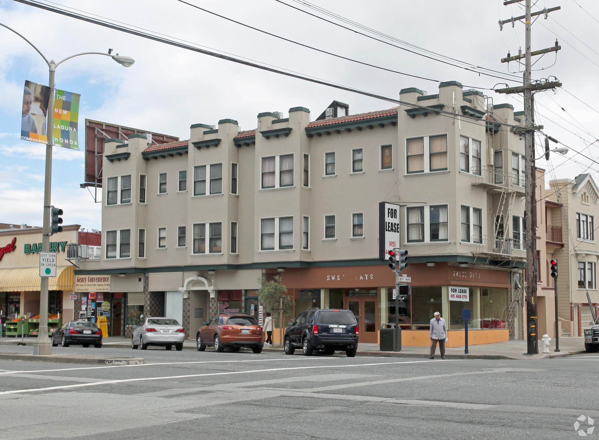 5339-5351 Geary Blvd, San Francisco, CA à vendre Photo du bâtiment- Image 1 de 1