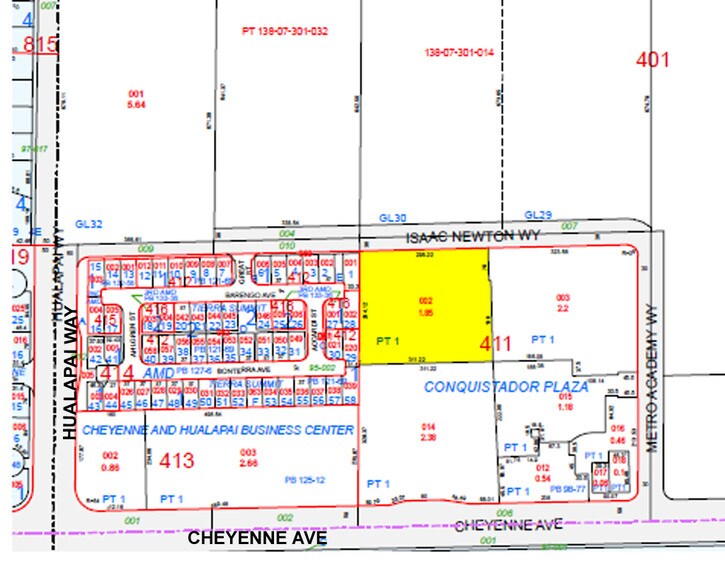 9960 W Cheyenne Ave, Las Vegas, NV à louer - Plan cadastral - Image 3 de 12