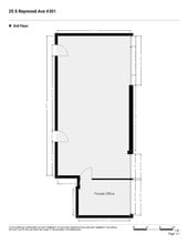 25 S Raymond Ave, Alhambra, CA à louer Plan d’étage- Image 1 de 4