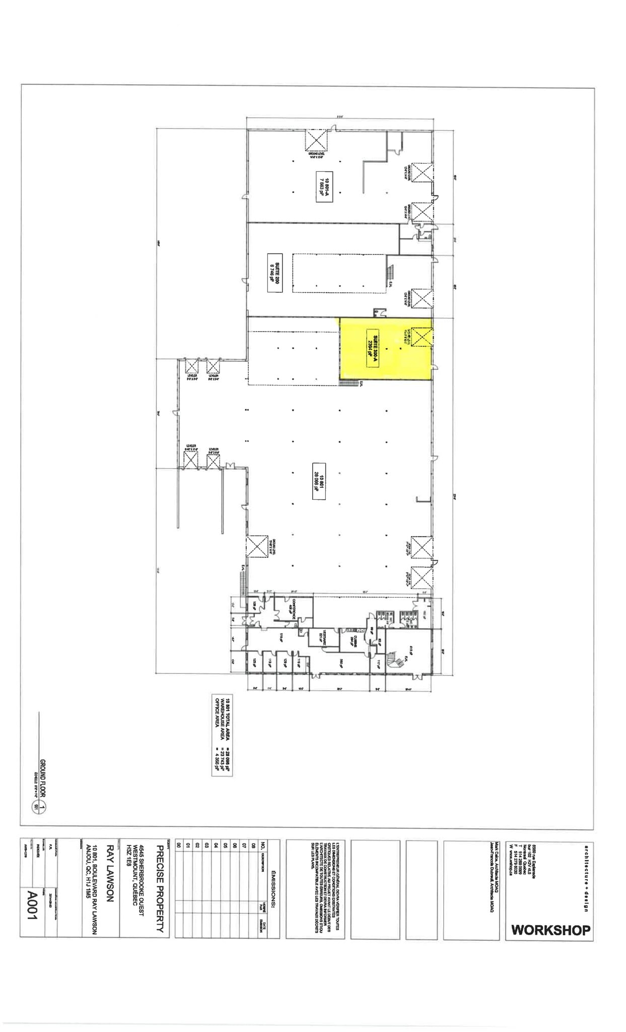 10801 Boul Ray-Lawson, Montréal, QC for lease Site Plan- Image 1 of 1