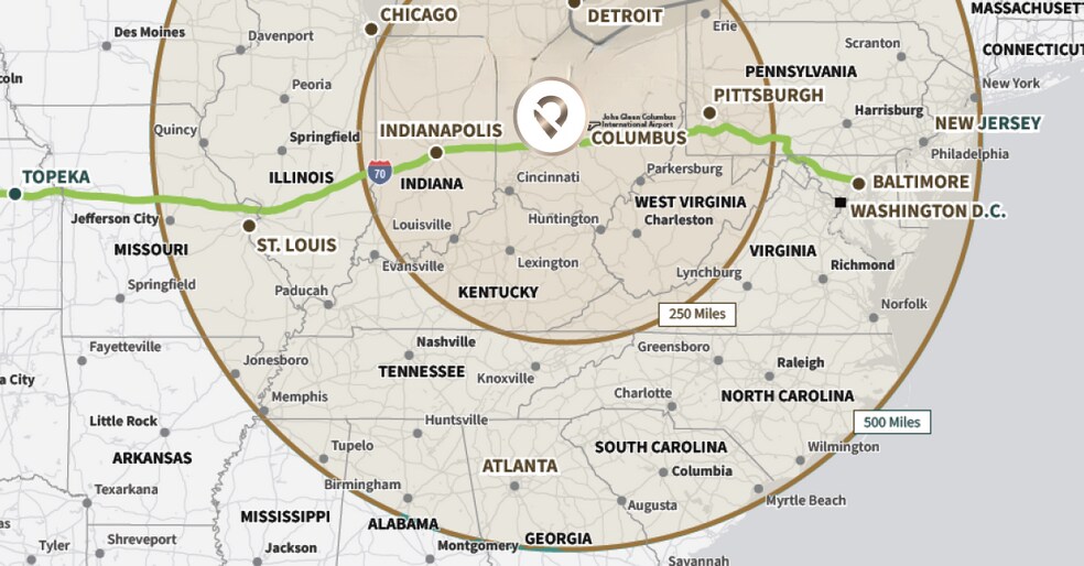 5160 OH-29, West Jefferson, OH à vendre - Aérien - Image 2 de 3