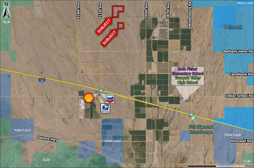 403rd Ave & Orangewood Ave, Tonopah, AZ à vendre - Aérien - Image 2 de 3