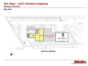 2537 Pembina Hwy, Winnipeg, MB for lease Floor Plan- Image 1 of 1