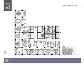 180 N LaSalle St, Chicago, IL for lease Floor Plan- Image 1 of 1