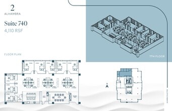 2 Alhambra Plz, Coral Gables, FL for lease Floor Plan- Image 1 of 1