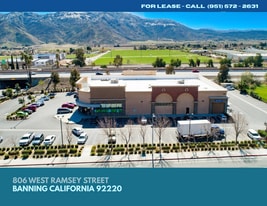 806 W Ramsey St, Banning CA - Drive Through Restaurant