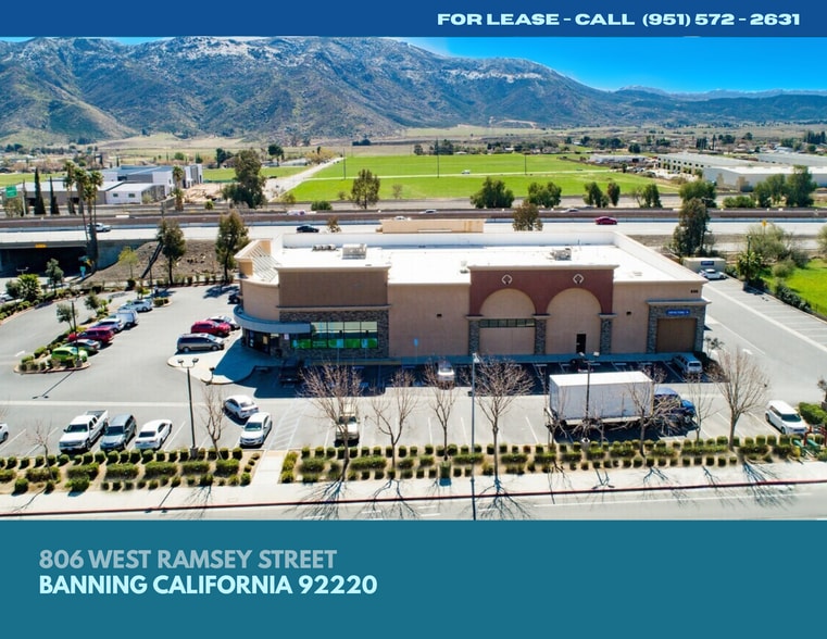 806 W Ramsey St, Banning, CA for lease - Building Photo - Image 1 of 12