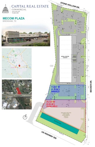 Plus de détails pour 2600 Becker Dr, Brenham, TX - Terrain à vendre