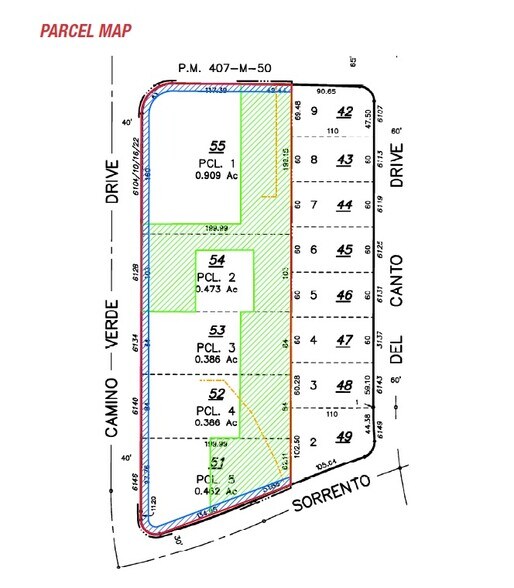 6104-6146 Camino Verde Dr, San Jose, CA à louer - Plan cadastral - Image 2 de 3