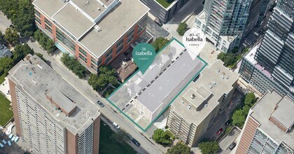 40 Isabella St, Toronto, ON - Aérien  Vue de la carte