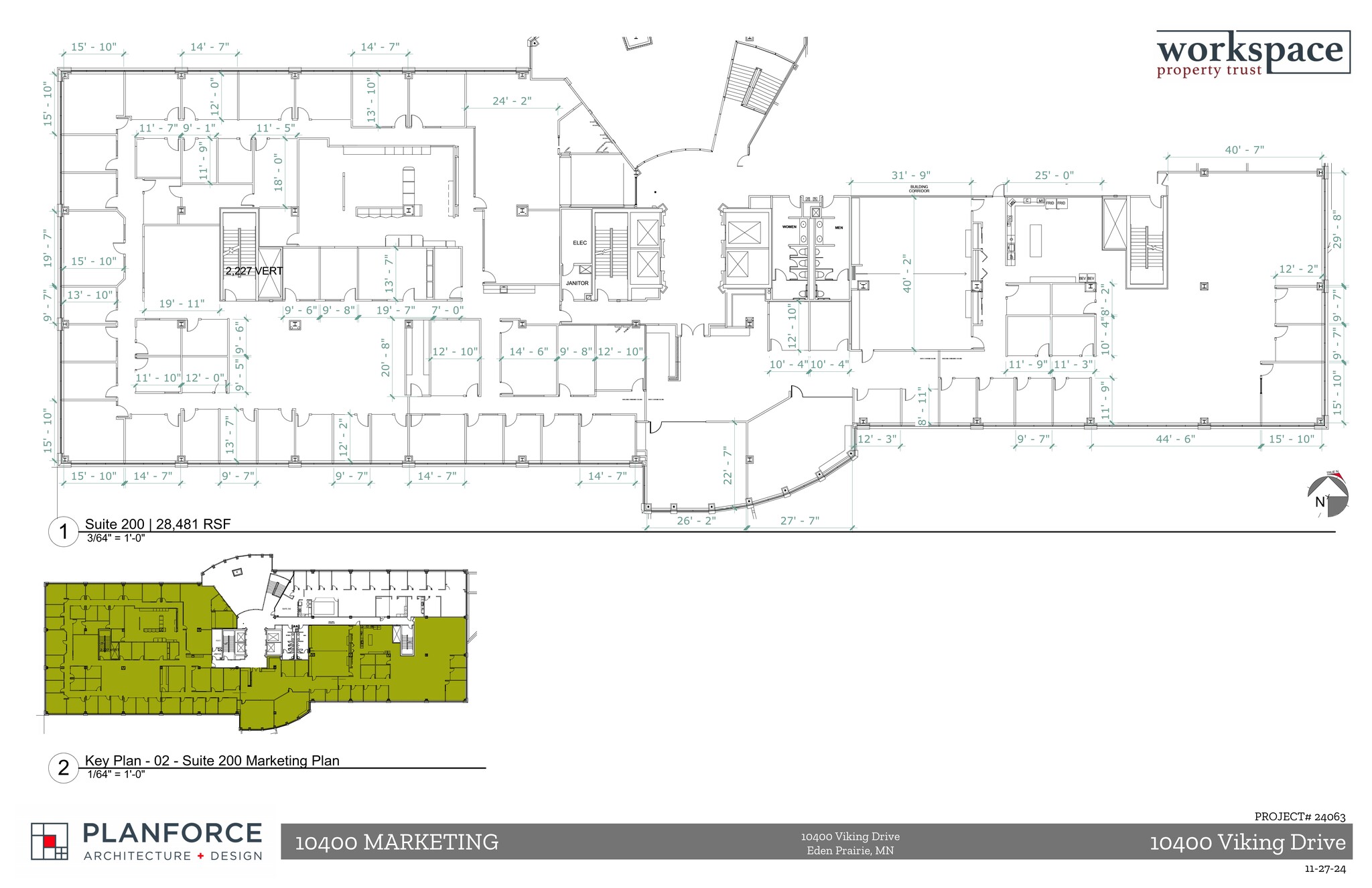 10400 Viking Dr, Eden Prairie, MN à louer Plan de site- Image 1 de 3