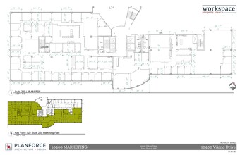 10400 Viking Dr, Eden Prairie, MN à louer Plan de site- Image 1 de 3