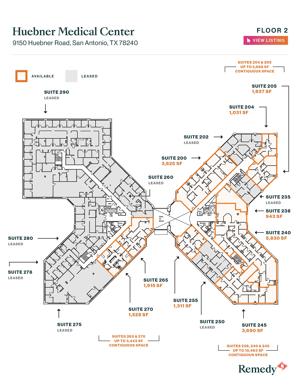 9150 Huebner Rd, San Antonio, TX for lease Floor Plan- Image 1 of 1