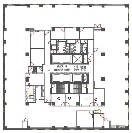 415 Yonge St, Toronto, ON for lease Floor Plan- Image 1 of 1