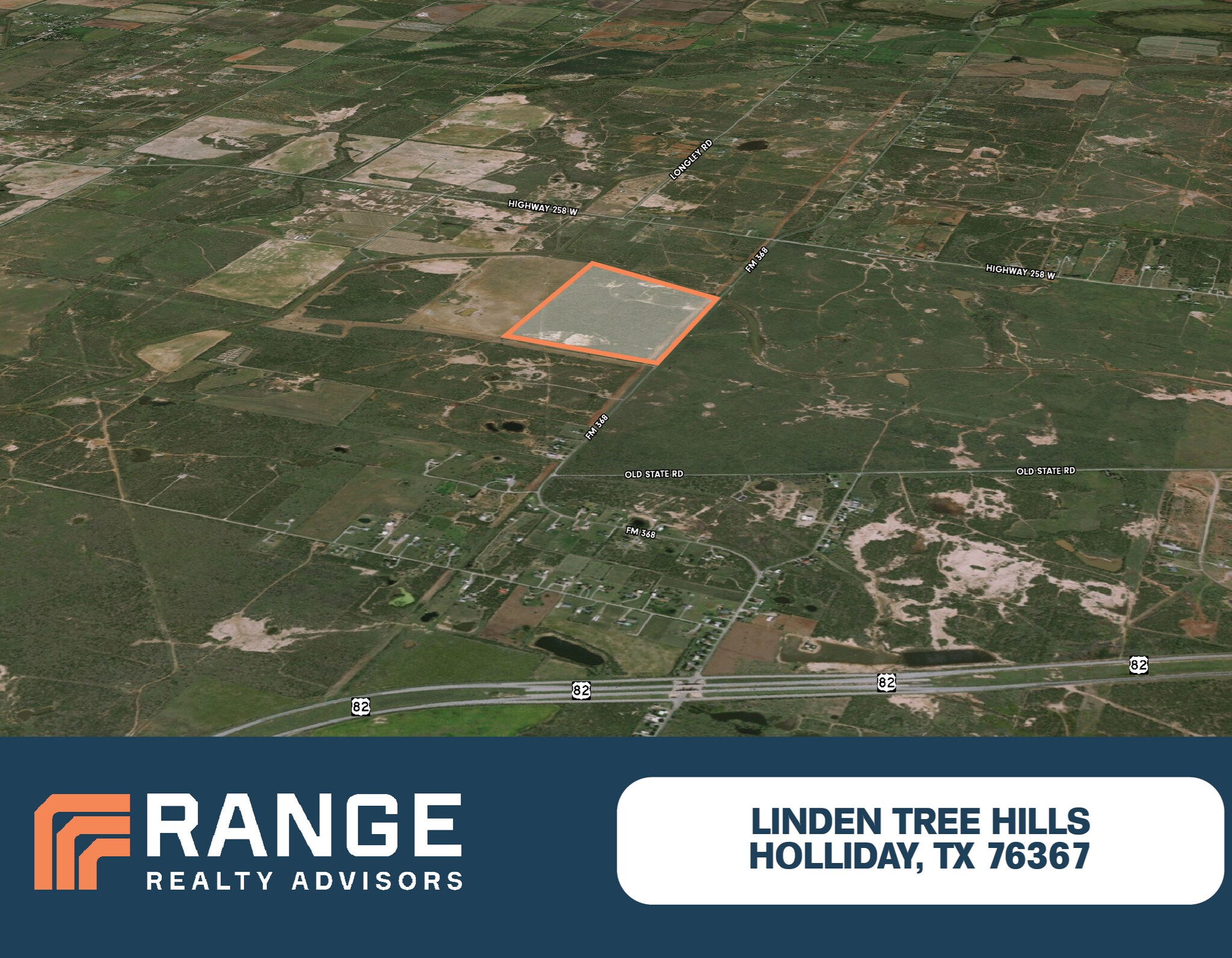 FM 368, Holliday, TX for sale Aerial- Image 1 of 2