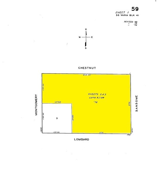 150-156 Lombard St, San Francisco, CA à louer - Plan cadastral - Image 2 de 18