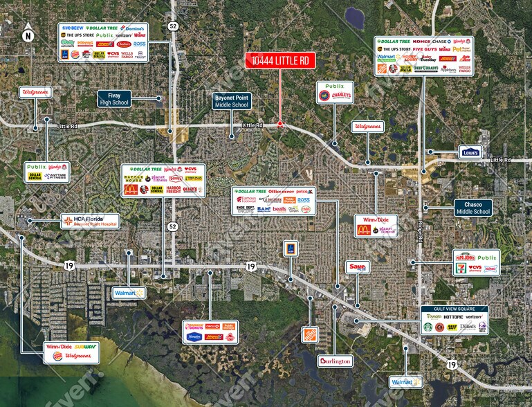 10444 Little Rd, New Port Richey, FL for sale - Aerial - Image 3 of 4