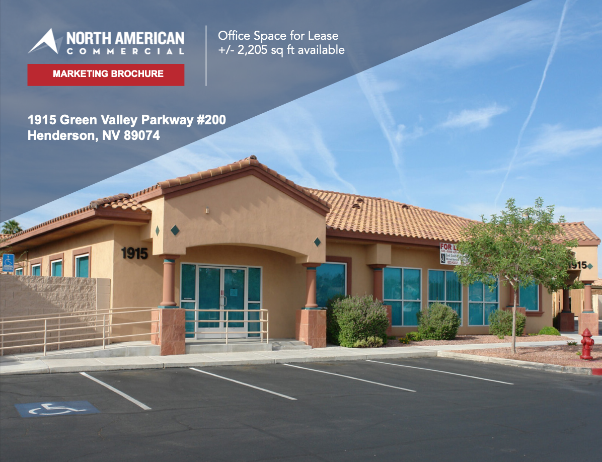 1915 N Green Valley Pky, Henderson, NV for sale Building Photo- Image 1 of 1