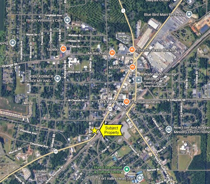 304 S Camellia Blvd, Fort Valley, GA for sale - Aerial - Image 3 of 3