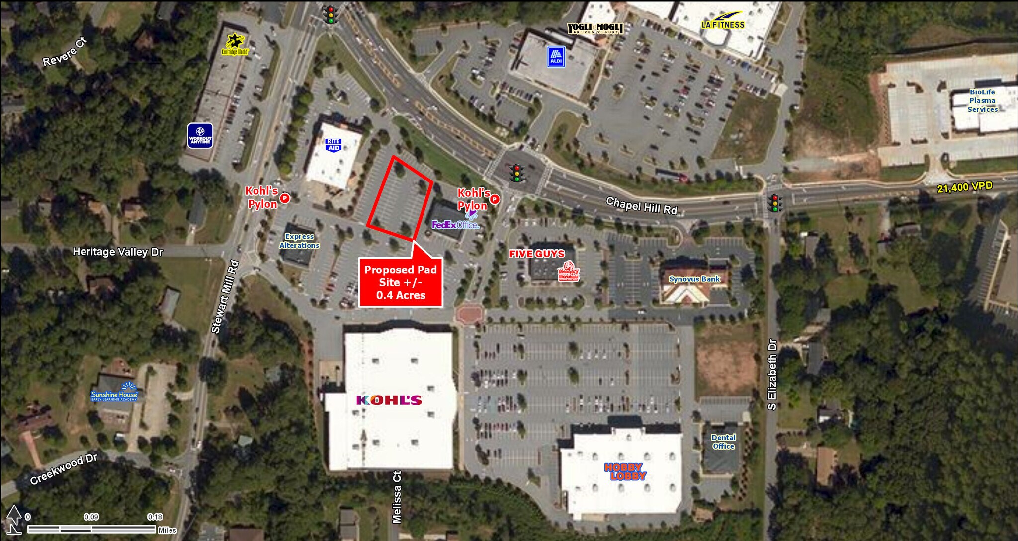 2989 Chapel Hill Rd, Douglasville, GA for lease Aerial- Image 1 of 2
