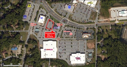 2989 Chapel Hill Rd, Douglasville, GA - AERIAL map view