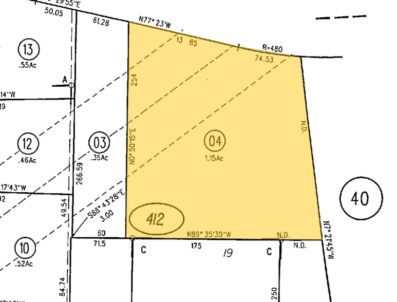 675 Ygnacio Valley Rd, Walnut Creek, CA for sale - Plat Map - Image 2 of 2