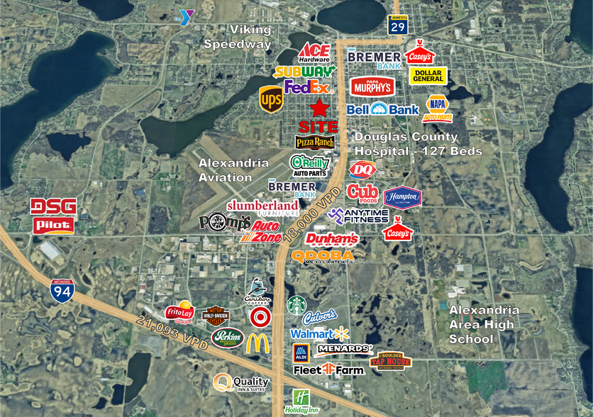 1422 Broadway St, Alexandria, MN à louer - Photo du bâtiment - Image 2 de 3