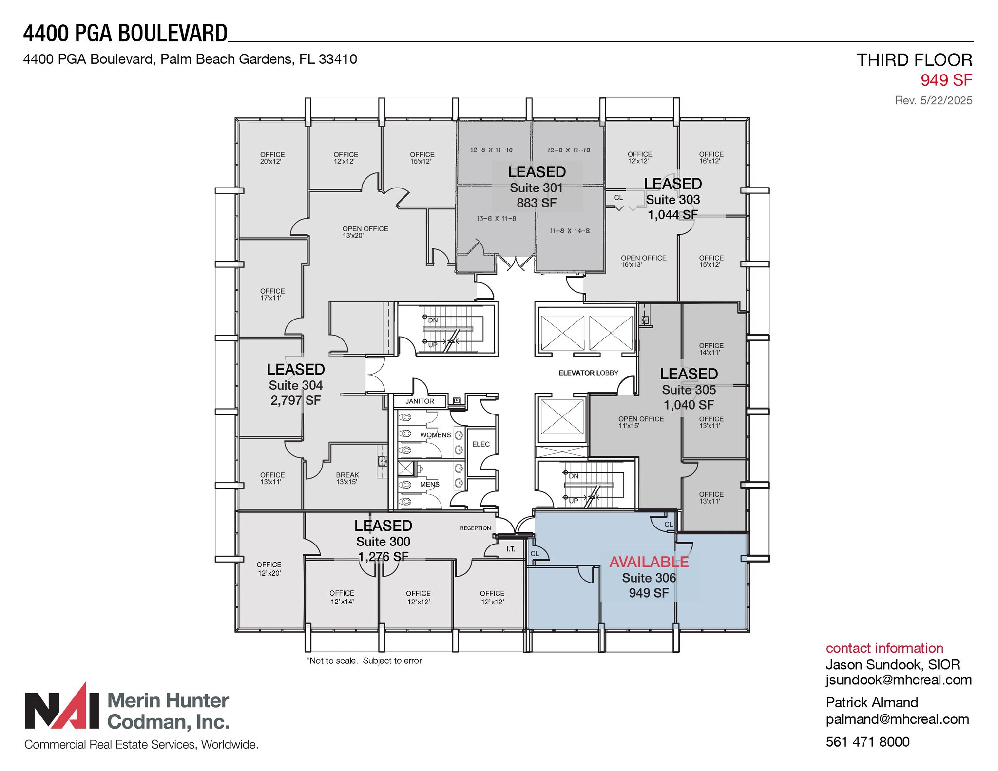 4400 Pga Blvd, Palm Beach Gardens, FL for lease Floor Plan- Image 1 of 5