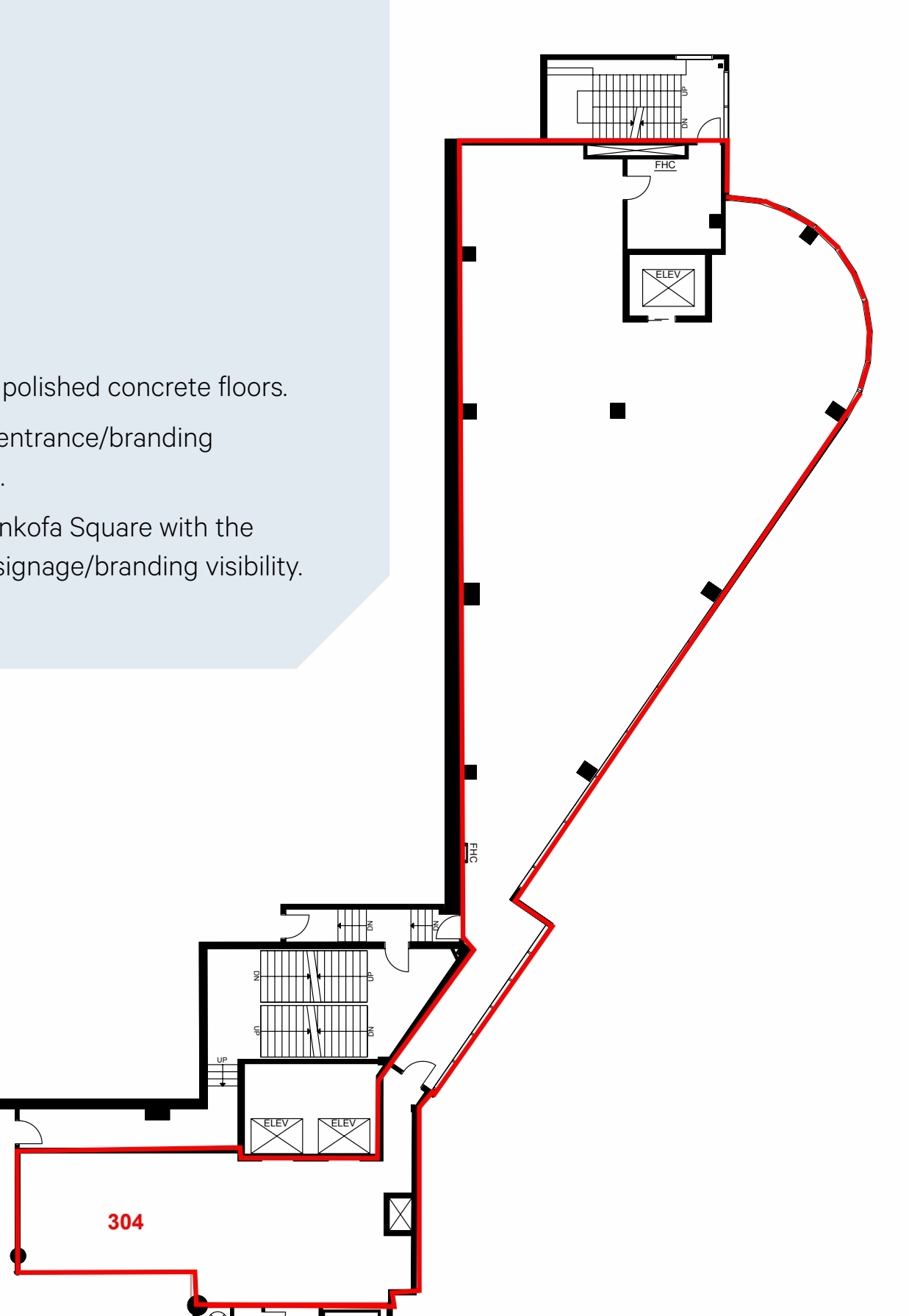 10 Dundas St E, Toronto, ON for lease Floor Plan- Image 1 of 1