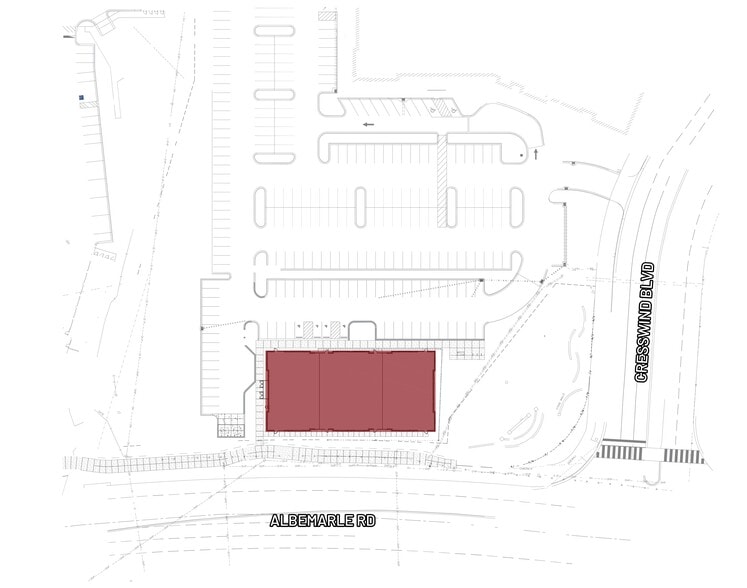 0 Cresswind Blvd, Charlotte, NC for lease - Site Plan - Image 2 of 7