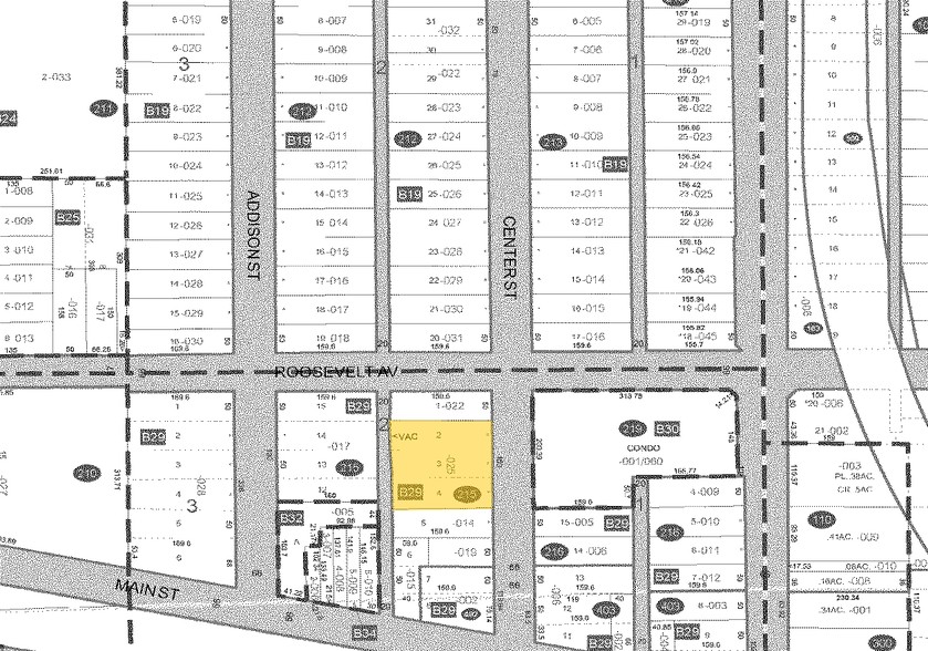 14-22 N Center St, Bensenville, IL à vendre - Plan cadastral - Image 1 de 1