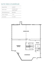 11000-11006 Metric Blvd, Austin, TX à louer Plan d  tage- Image 1 de 1