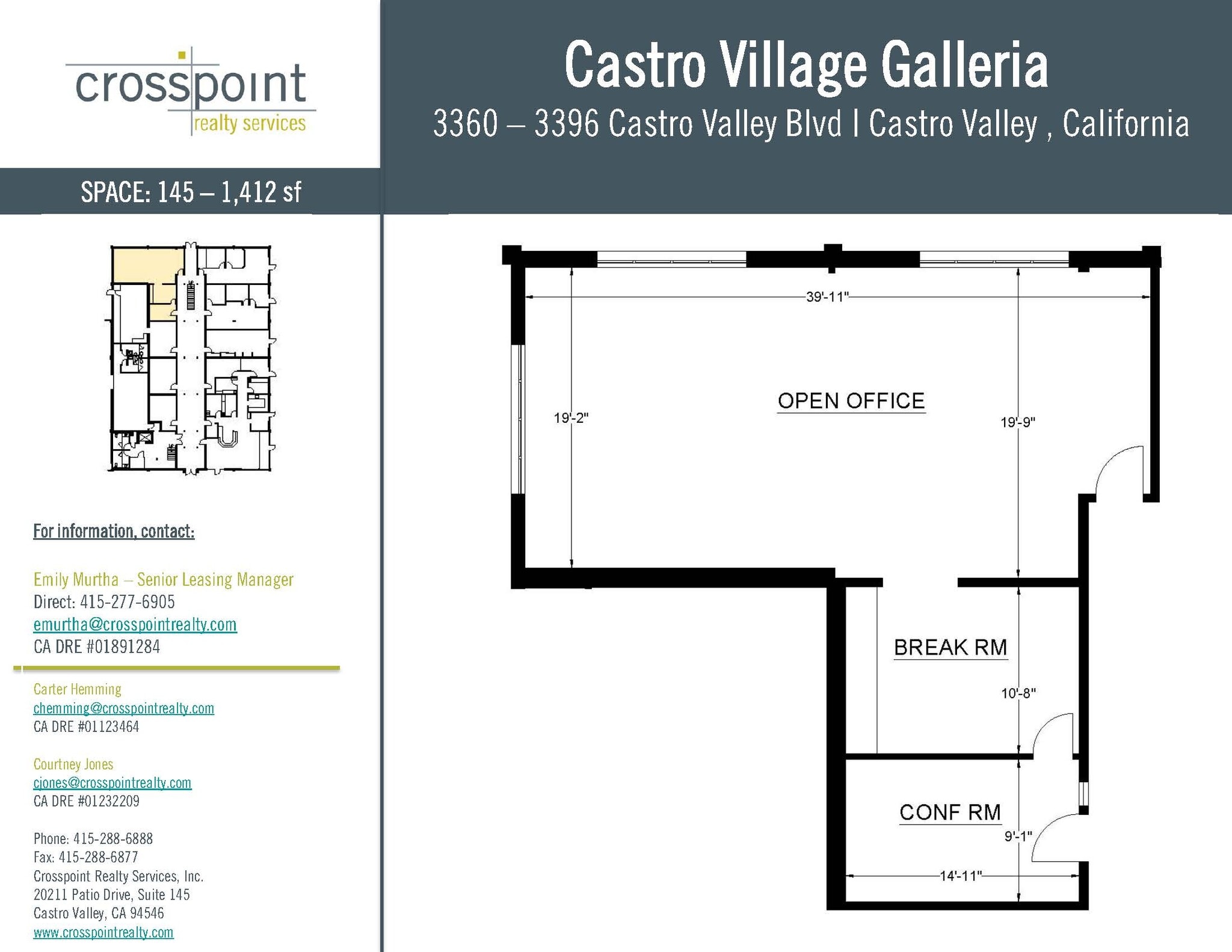20630 Patio Dr, Castro Valley, CA for lease Interior Photo- Image 1 of 1