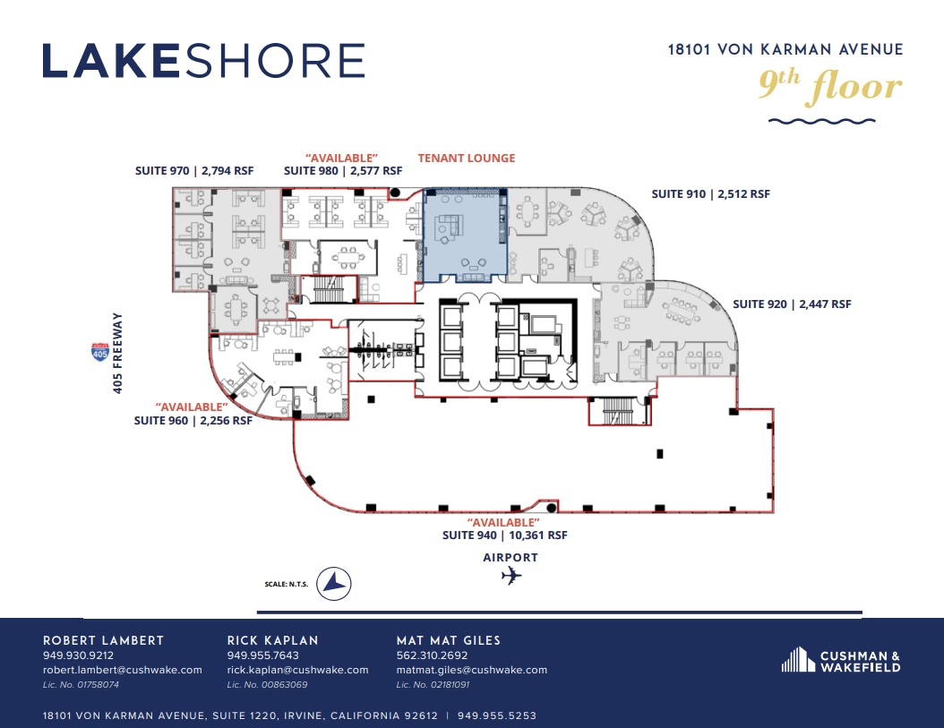 18101 Von Karman Ave, Irvine, CA for lease Interior Photo- Image 1 of 1