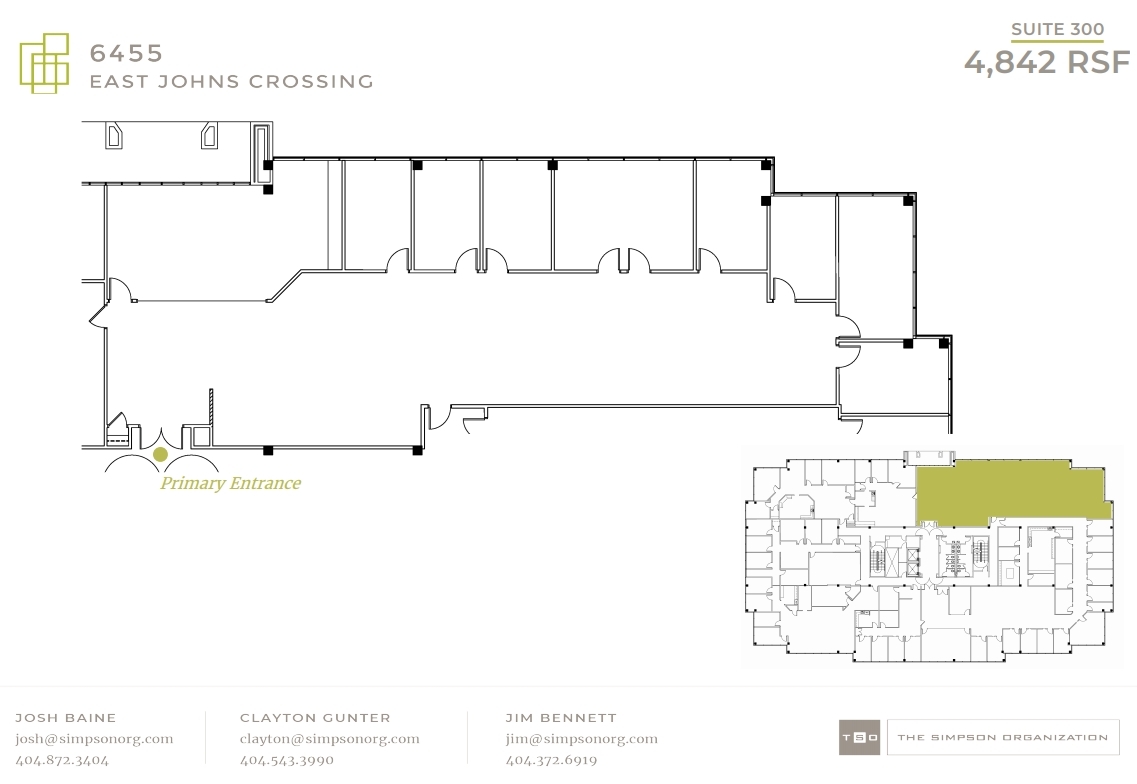 6455 E Johns Xing, Johns Creek, GA à louer Plan d  tage- Image 1 de 1