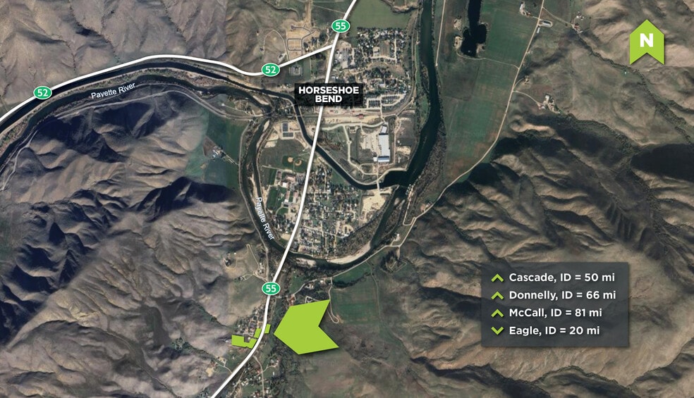 TBD Idaho 55, Horseshoe Bend, ID à vendre - Aérien - Image 3 de 4