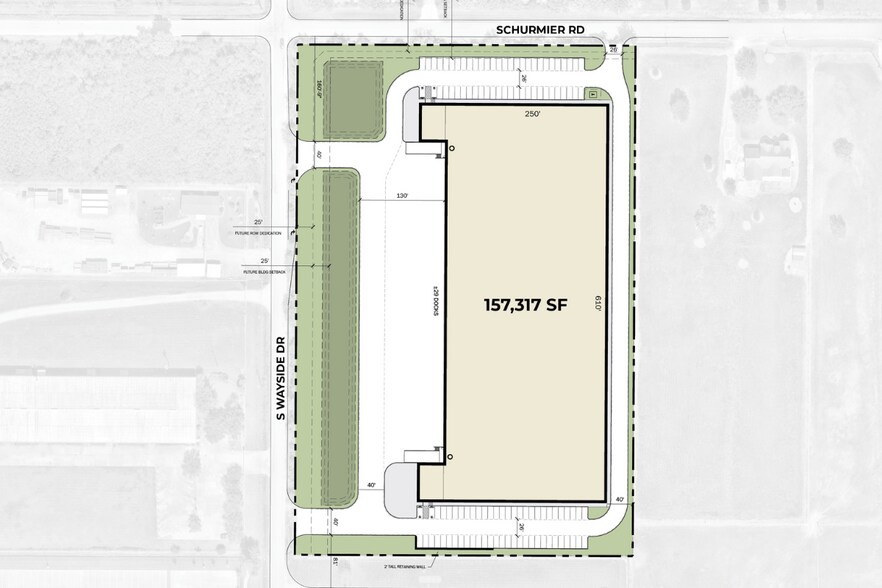 5932 Schurmier Rd, Houston, TX à louer - Plan de site - Image 3 de 3