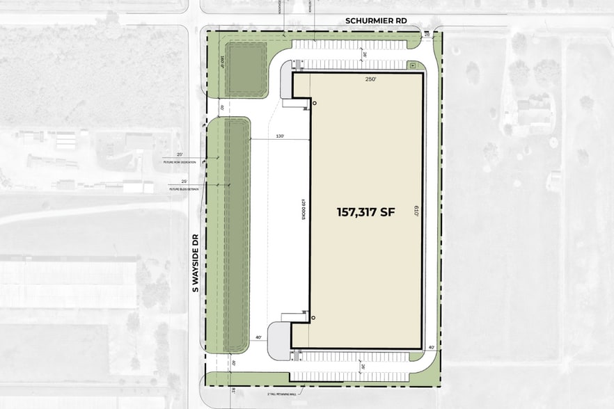 5932 Schurmier Rd, Houston, TX for lease - Site Plan - Image 3 of 3