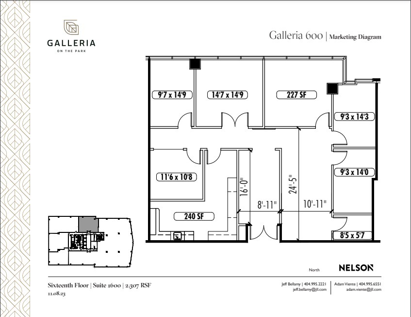 600 Galleria Pky SE, Atlanta, GA à louer Plan d’étage- Image 1 de 1