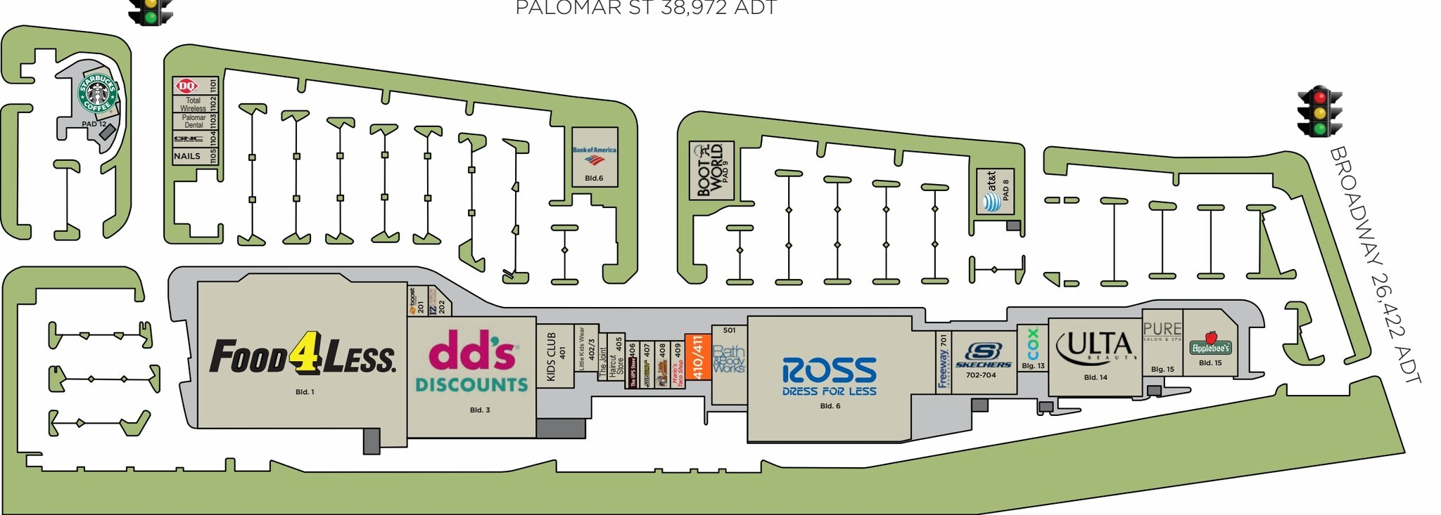 610-680 Palomar St, Chula Vista, CA à louer Plan de site- Image 1 de 1