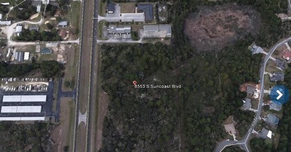 8553 S Suncoast Blvd, Homosassa, FL - Aérien  Vue de la carte